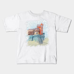 Pena Palace in Sintra, Portugal Kids T-Shirt